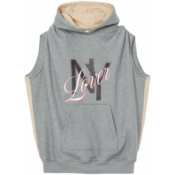 スリーワンフィリップリム レディース カットソー トップス Ny lover reversible hoodie Grey