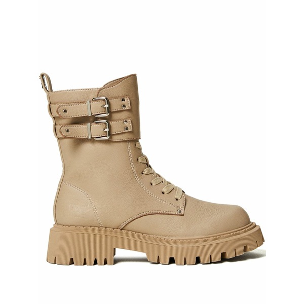 ツイン書き割り レディース ブーツ シューズ Myfo combat boots  Neutrals
