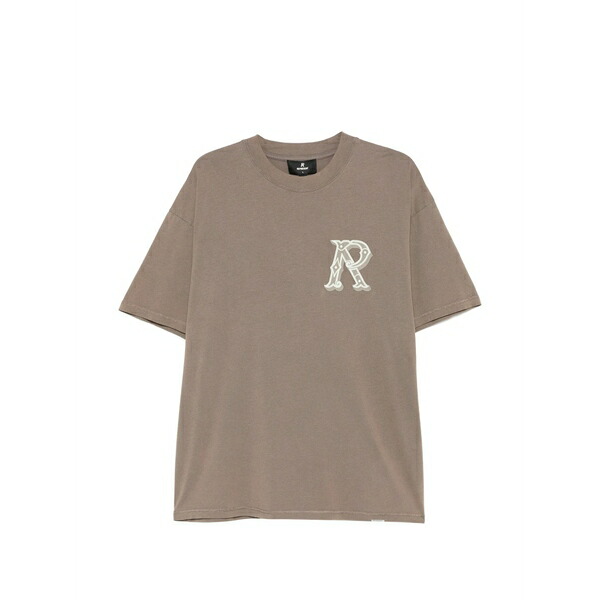 リプレゼント メンズ プルオーバー トップス Logo-patch t-shirt Brown