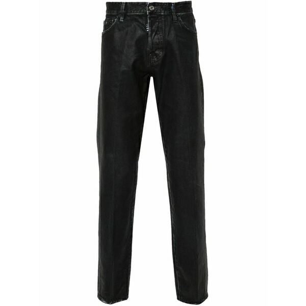 ディースクエアード メンズ ジーンズズボン下 ボトムス Garment-dyed jeans Black