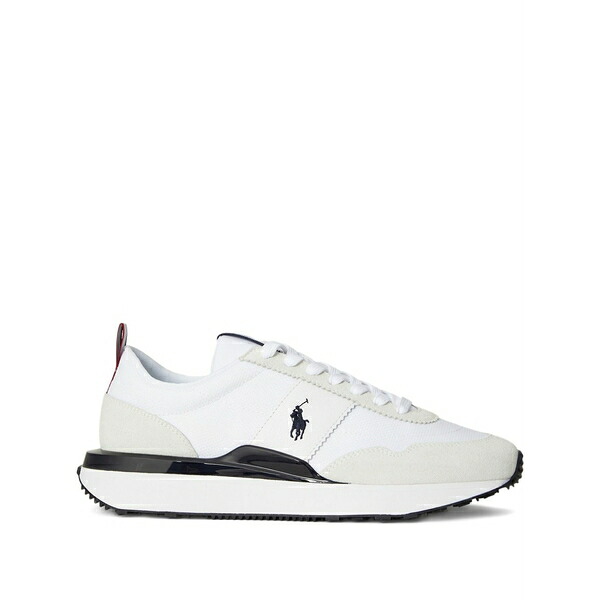 ラルフローレン メンズ スニーカー シューズ Train 89 oxford suede sneakers White