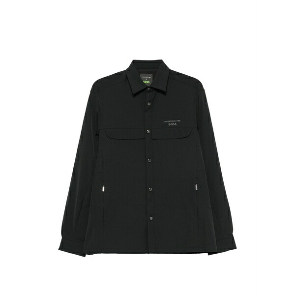 主任者 メンズ プルオーバー トップス X porsche logo-embossed shirt Black