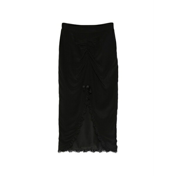 アレッサンドラ・リッチ レディース スコート ボトムス Lace-trim MIDI skirt Black