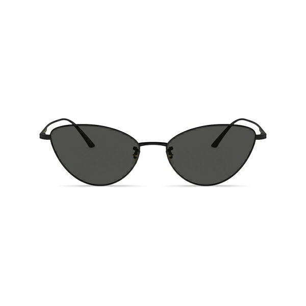 オリバーピープルズ メンズ サングラス・アイウェア アクセサリー 1998c cat-eye frame sunglasses Black|asty