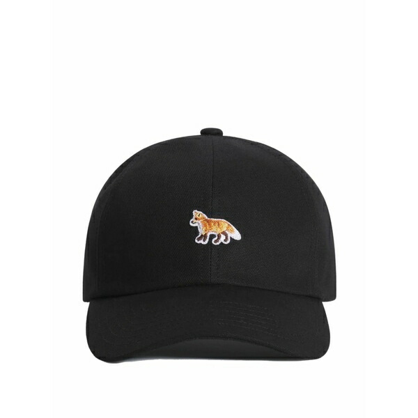 住み家 稲荷 メンズ 鳥打ち帽 付属物 Baby fox embroidered cap Black