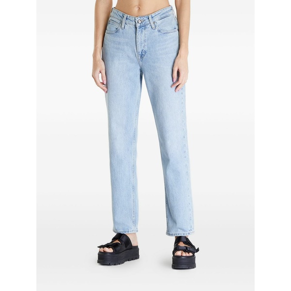 ロバート・エドワード・リー レディース 心地よいズボン下 ボトムス Carol acid-wash jeans Blue