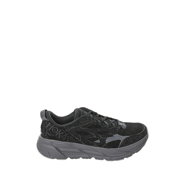 ホカオネオネ レディース スニーカー シューズ Clifton l suede low-top sneakers Black