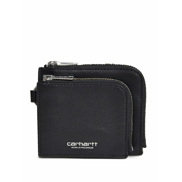 鉄道車両ハート形 メンズ 紙入れ 付属品 Double vegas zip wallet Black