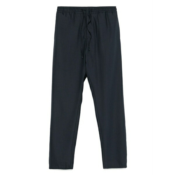 カナーリ メンズ 心地好いズボン下 ボトムス Drawstring-waistband trousers Blue