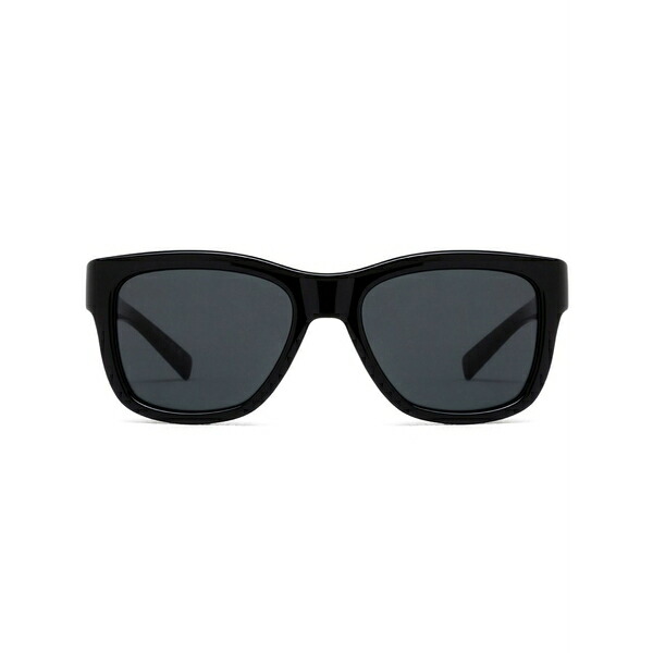 サンローラン アイウェア メンズ サングラス・アイウェア アクセサリー Logo-print wayfarer-frame sunglasses Black｜asty