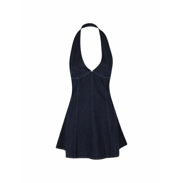 エムシーツーセイントバース レディース 衣装 トップス Thalita halterneck dress Blue