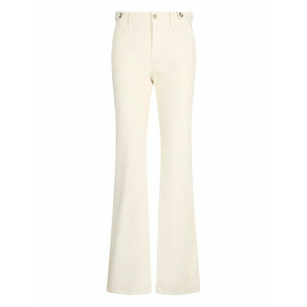 リュージョー レディース カジュアルパンツ ボトムス Logo-plaque trousers Neutrals｜asty