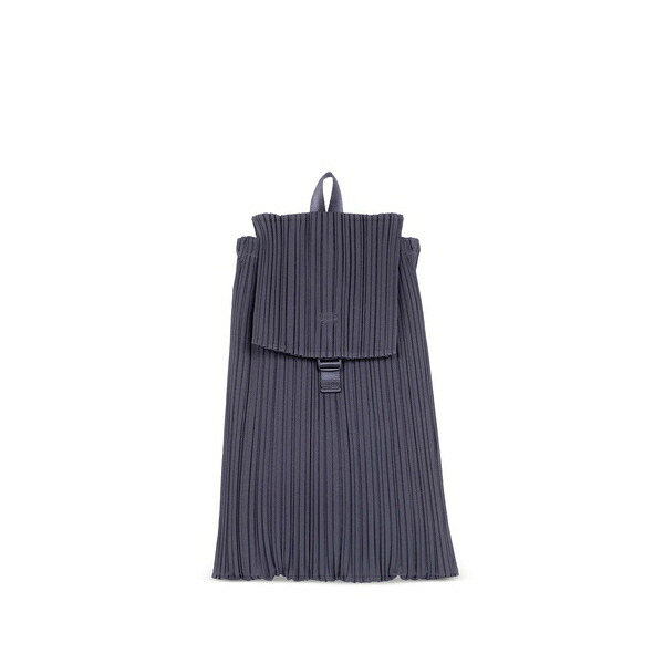 筋目 プリーズ イッセイ ミヤケ レディース うしろ側容器に並べる・背嚢 御徒面子 Pleated backpack Black
