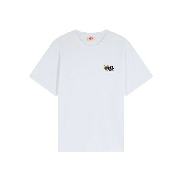 サンデッキ メンズ ティーシャツ トップス X pelo foundation embroidered t-shirt White