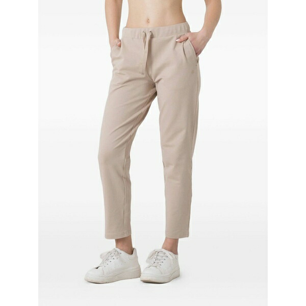ディメンシオーネ ダンザ レディース カジュアルパンツ ボトムス Drawstring-waist track pants Neutrals|asty
