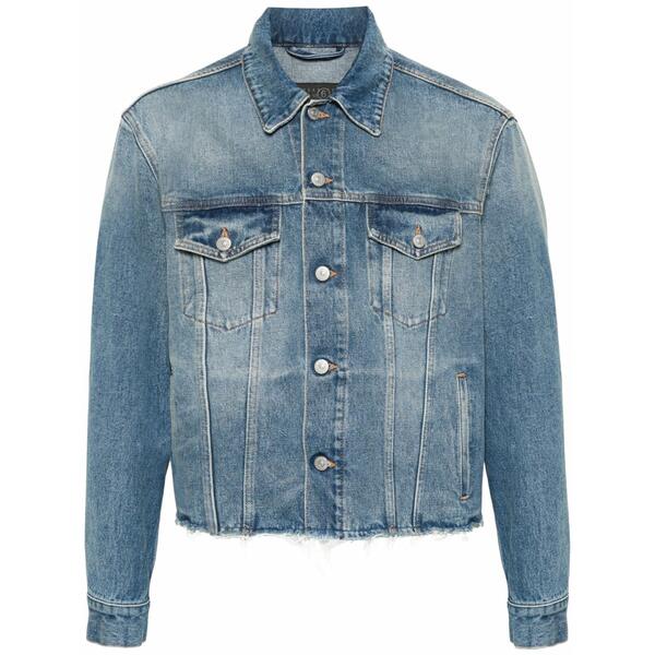 マルタンマルジェラ メンズ 上衣＆上衣 アウター Raw-cut denim jacket Blue