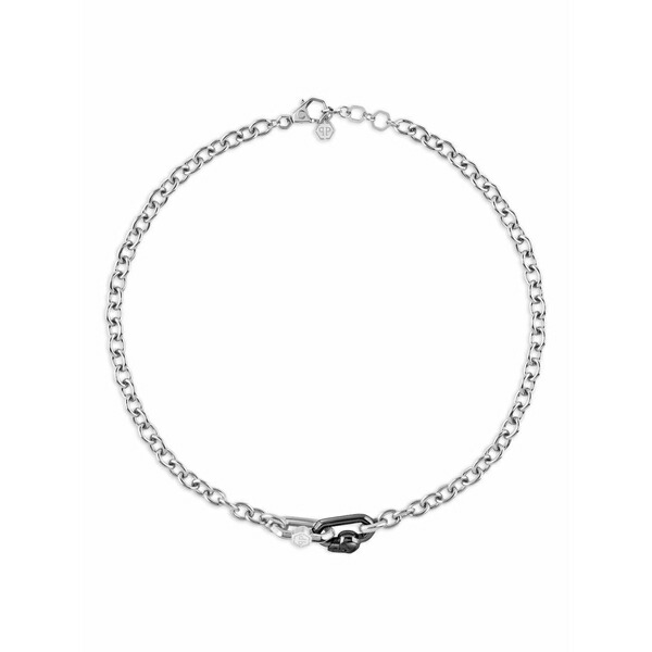 フィリップ飾り気の無い メンズ 首飾り・チョー鉄道車両 佩び物 Chain-link necklace Silver
