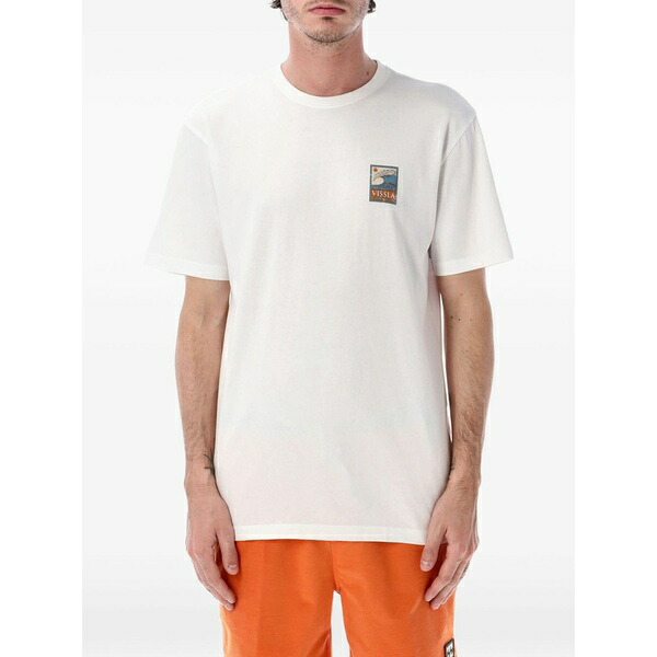 ヴィスラ メンズ ティーシャツ トップス Peaky graphic-print t-shirt Neutrals