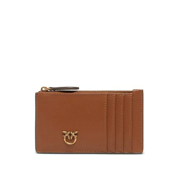 ピンコ レディース 紙入れ 付属品 Quilted zip cardholder Brown