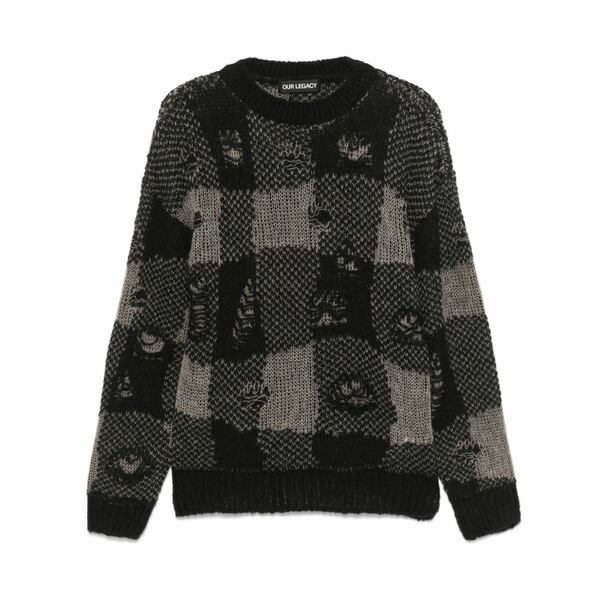 アワーレガシー メンズ 編み物\u0026プルオーバー アウター Sonar sweater Black