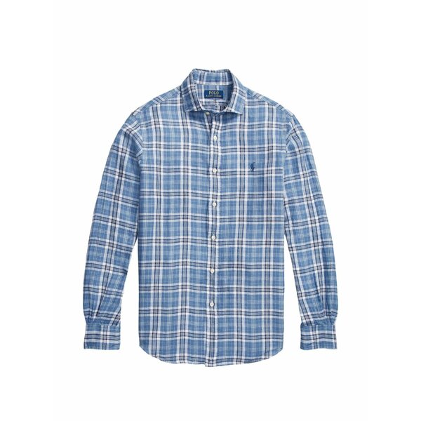 ラルフローレン メンズ プルオーバー トップス Plaid shirt Blue