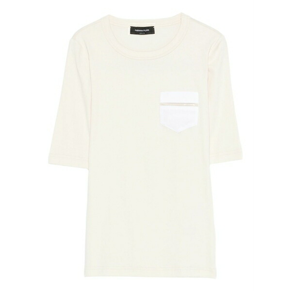 ファビアナ フィリッピ レディース ティーシャツ トップス Crew-neck t-shirt Neutrals