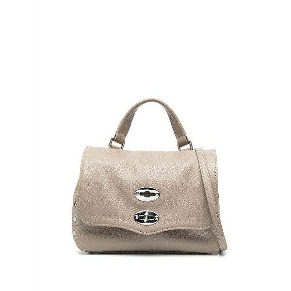 ザネラート レディース トートバッグ 御徒面子 Grained leather tote bag Brown