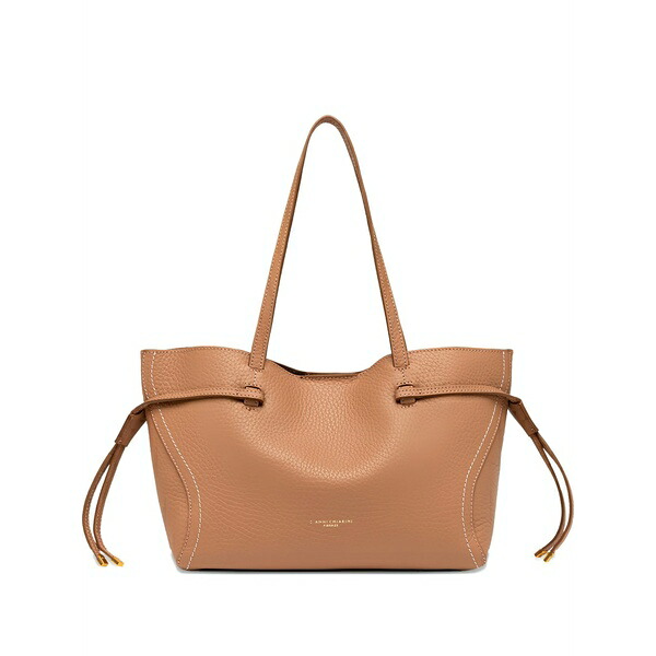 ジャンニ・キアリーニ レディース トートバッグ 御徒面子 Side-drawstring open-top tote bag  Neutrals
