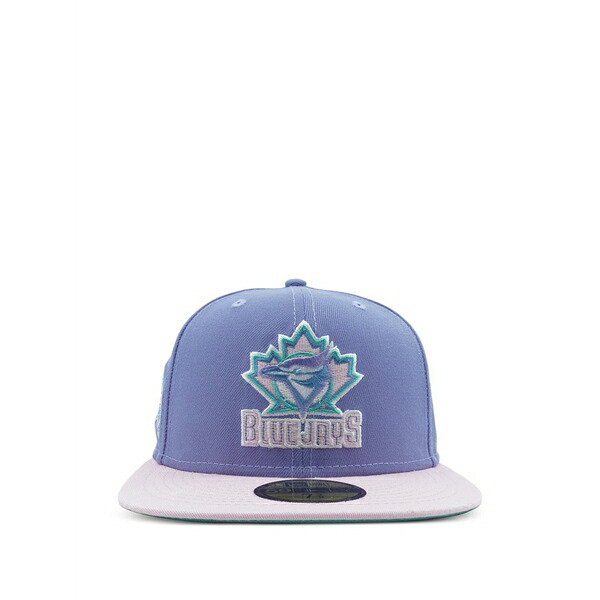 ニュー内鰓 メンズ 鳥打ち帽 付属物  59fifty toronto blue jays 25th season fitted cap Purple