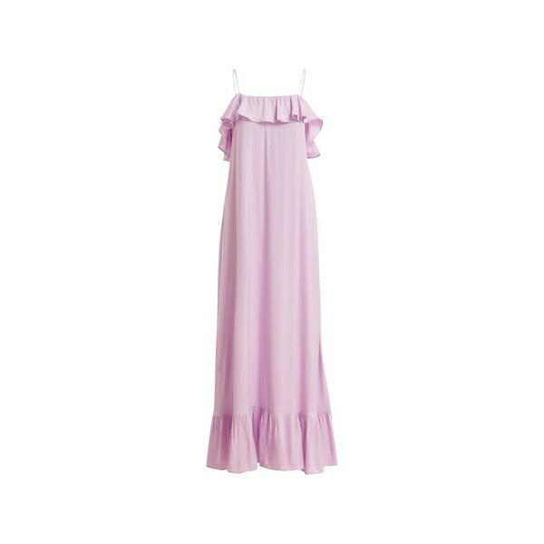 エッセンシャルアントワープ レディース 衣裳 トップス Ruffled tiered dress Purple