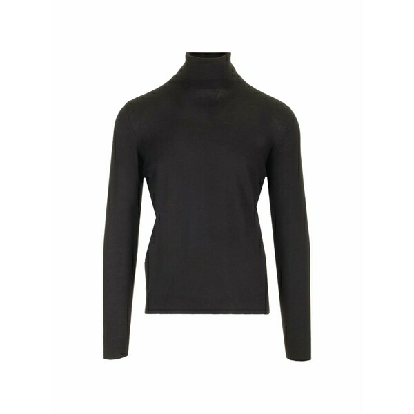 マウロ オッタヴィアーニ メンズ 編み物\u0026プルオーバー アウター Ribbed-trim roll-neck sweater Black