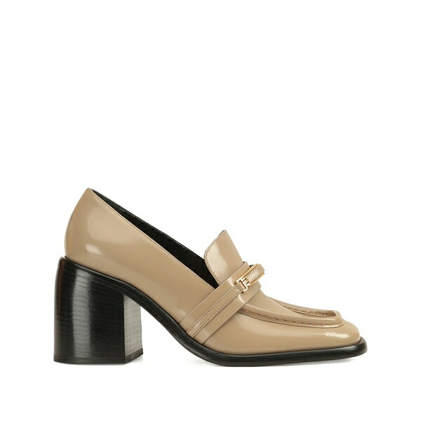 セルジオロッシ レディース スリッポン・ローファー シューズ Bitt leather loafers Neutrals