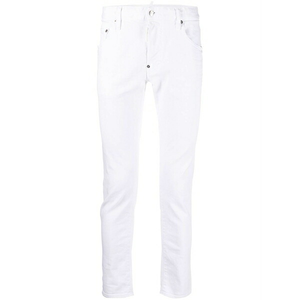ディースクエアード メンズ 心地好いズボン下 ボトムス Skater straight jeans White