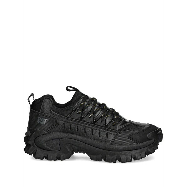キャタピラー メンズ スニーカー シューズ Intruder lace-up chunky sneakers Black