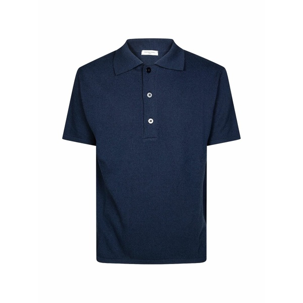 ダニエル フィエゾリ メンズ スポーツシャツ トップス Terry-cloth polo shirt Blue