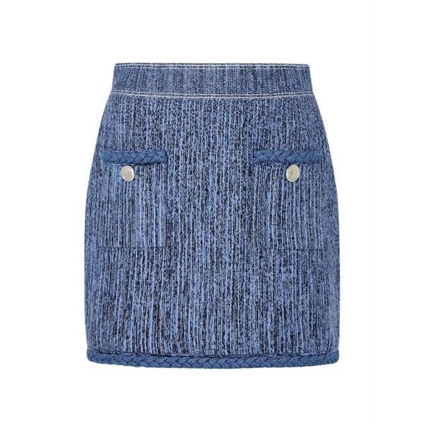 ミリー レディース スコート ボトムス Soleil pinstripe mini skirt Blue