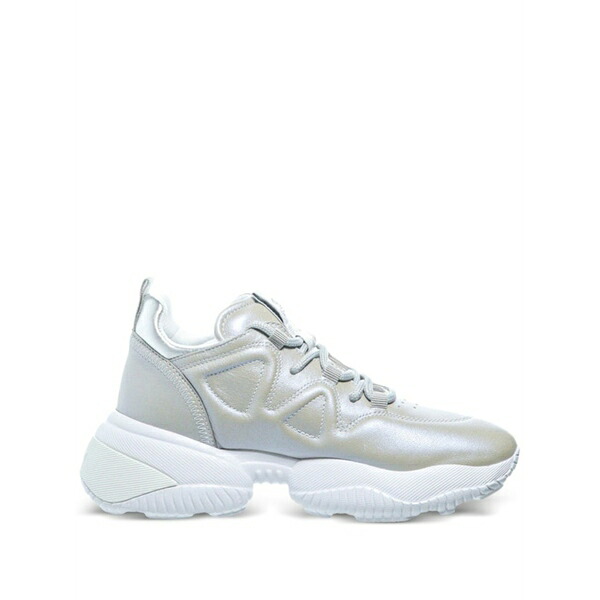ホー火器 レディース スニーカー シューズ Interaction lace-up sneakers Silver