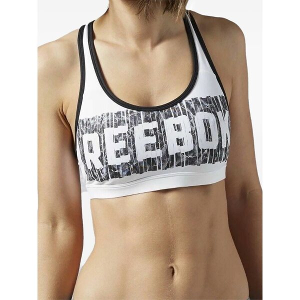 リーボック レディース カットソー トップス Hero racer bra White