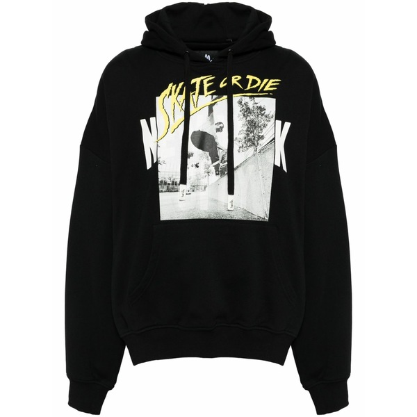 ハクーラ メンズ パーカー・スウェットシャツ アウター Skate-or-die hoodie Black