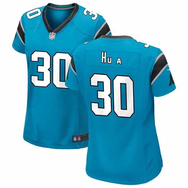 Carolina Panthers Nike Alternate Custom Game Jersey - Blue