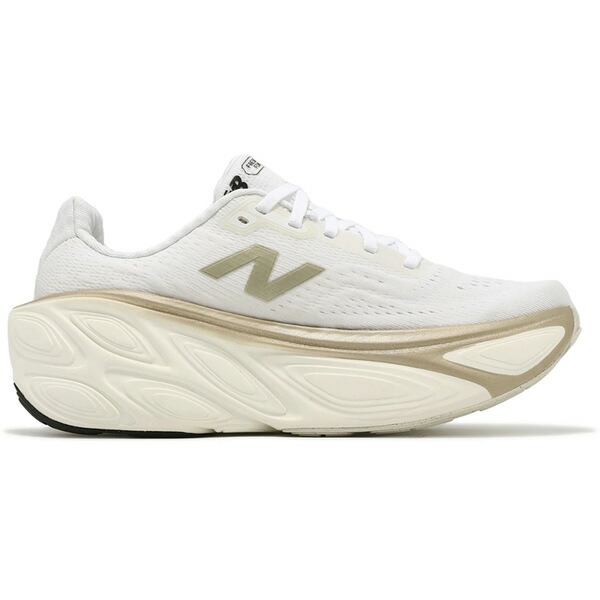 New Balance ニューバランス レディース スニーカー  【New Balance Fresh Foam X More v5 White Sea Salt Light Gold Metallic (Women)】  サイズ US_7(24.0cm) White/Sea Salt/Light Gold Metallic
