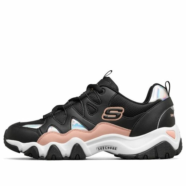 Skechers スケッチャーズ レディース スニーカー  【(WMNS) Skechers D\u0027lites 2.0 Low-top Running Shoes Black/White/Pink 66666312-BKPK】  大きさ US_5.5(22.5糎)