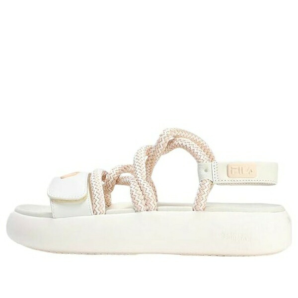 FILA フィラ レディース スニーカー  【(WMNS) FILA CHURRO Sandals White Pink F12W321402FGB】  サイズ US_7.5(24.5cm)