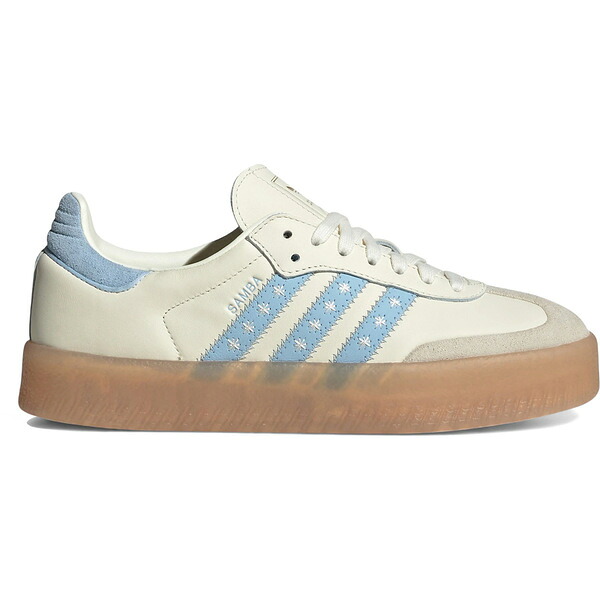 adidas アディダス レディース スニーカー  【adidas Sambae Cream White Clear Sky (Women)】  サイズ US_5(22.0cm) Cream White/Clear Sky/Cloud White
