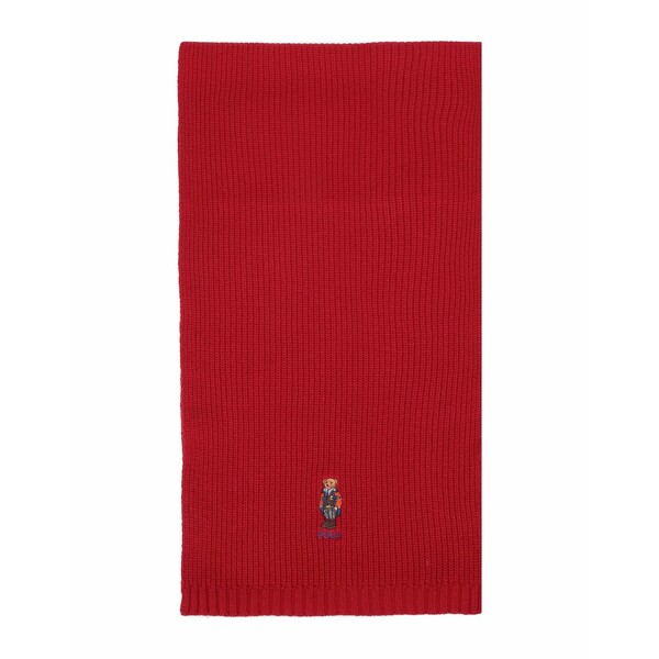 ラルフローレン POLO RALPH LAUREN メンズ マフラー ストール スカーフ アクセサリー Scarves Red 最大53%OFFクーポン