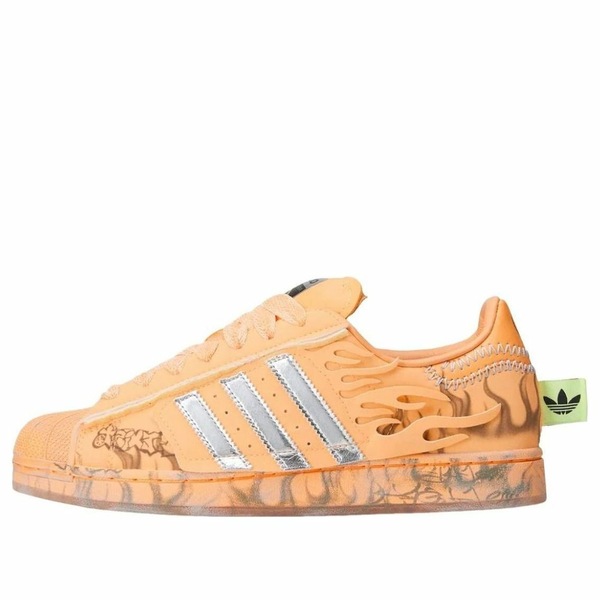 adidas アディダス メンズ スニーカー  【adidas Hellstar Superstar II Hazy Orange Silver Metallic Core Black LA1501】  サイズ US_7(25.0cm)