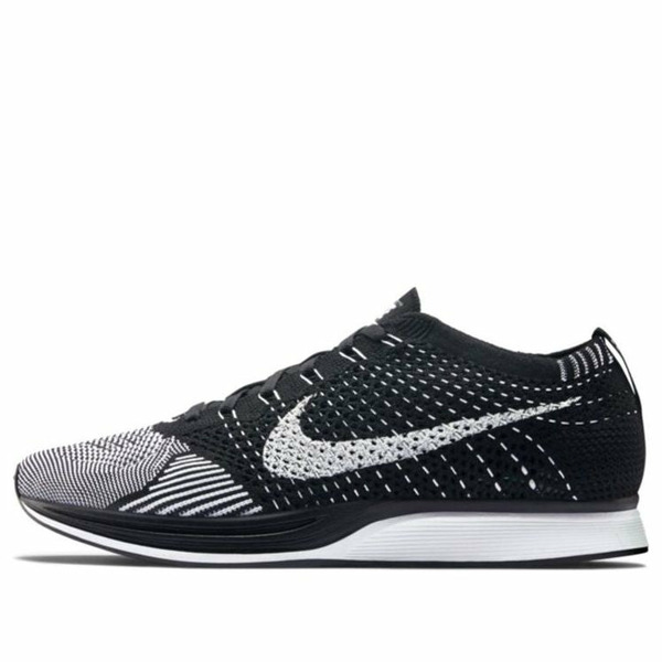 Nike ナイキ メンズ スニーカー  【Nike Flyknit Racer \u0027Black White\u0027 526628-002】  大きさ US_9.5(27.5糎)