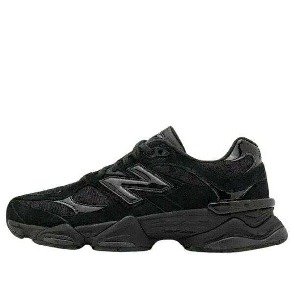 New Balance ニュー平衡にする メンズ スニーカー  【New Balance 9060 \u0027Triple Black Patent\u0027 U9060ZBO】  大きさ US_M_4.5