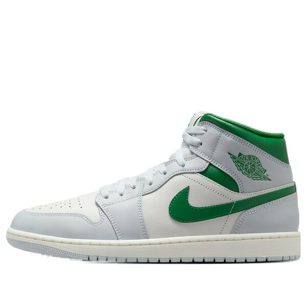 Jordan ジョーダン メンズ スニーカー 【Air Jordan 1 Mid 'Summit White Lucky Green' DQ8426-142】 サイズ US_M_17｜asty