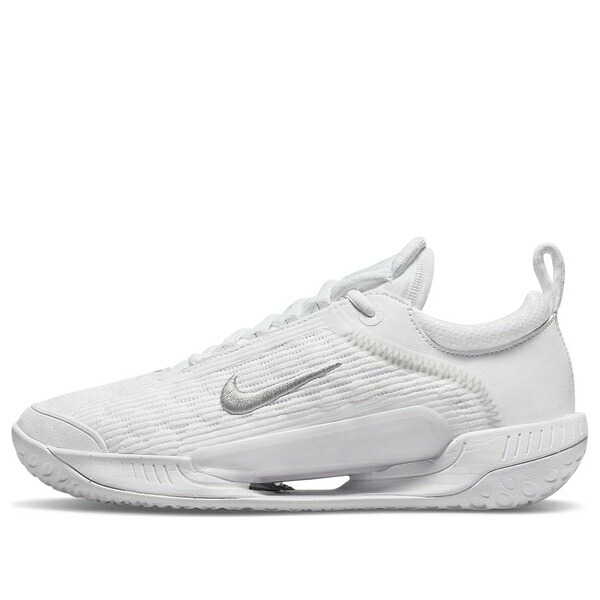 Nike ナイキ レディース スニーカー  【(WMNS) Nike Court Zoom NXT \u0027White Metallic Silver\u0027 DH0222-101】  大きさ US_5.5(22.5珊)